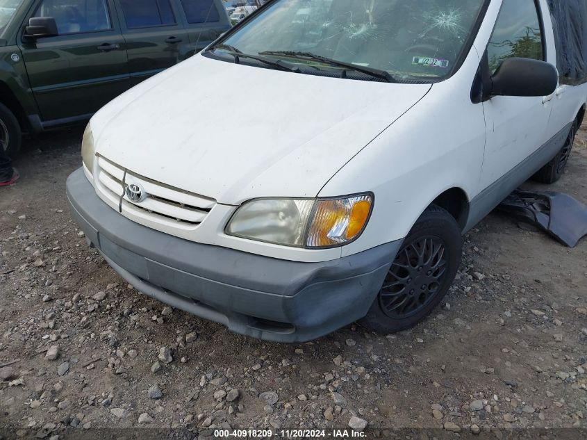 2003 Toyota Sienna Le VIN: 4T3ZF13C03U554205 Lot: 40918209