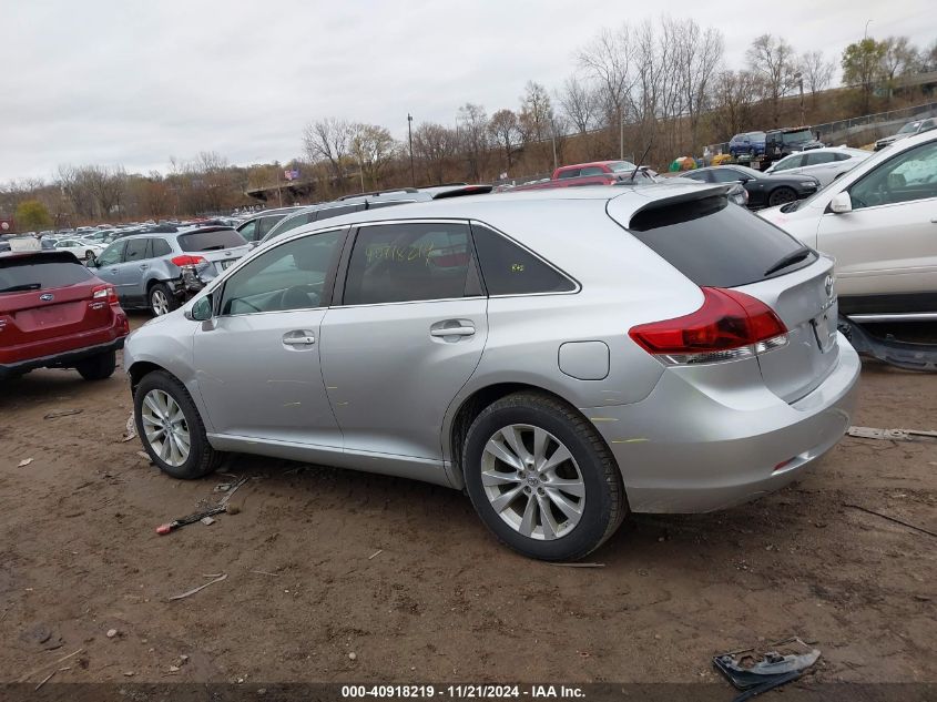 2014 Toyota Venza Le VIN: 4T3ZA3BB2EU089741 Lot: 40918219