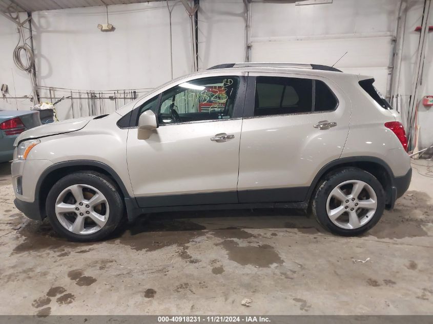 2016 Chevrolet Trax Ltz VIN: 3GNCJRSB7GL138510 Lot: 40918231