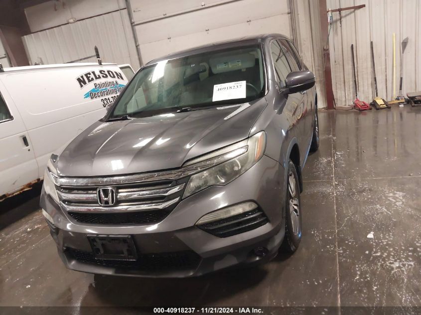 2016 Honda Pilot Ex-L VIN: 5FNYF6H56GB084874 Lot: 40918237