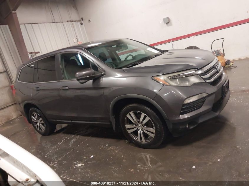 2016 Honda Pilot Ex-L VIN: 5FNYF6H56GB084874 Lot: 40918237