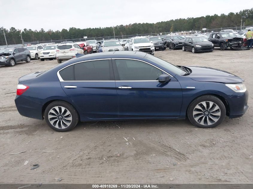 2015 Honda Accord Hybrid Touring VIN: 1HGCR6F77FA005694 Lot: 40918269