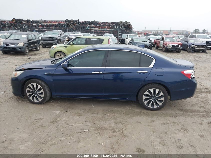 2015 Honda Accord Hybrid Touring VIN: 1HGCR6F77FA005694 Lot: 40918269