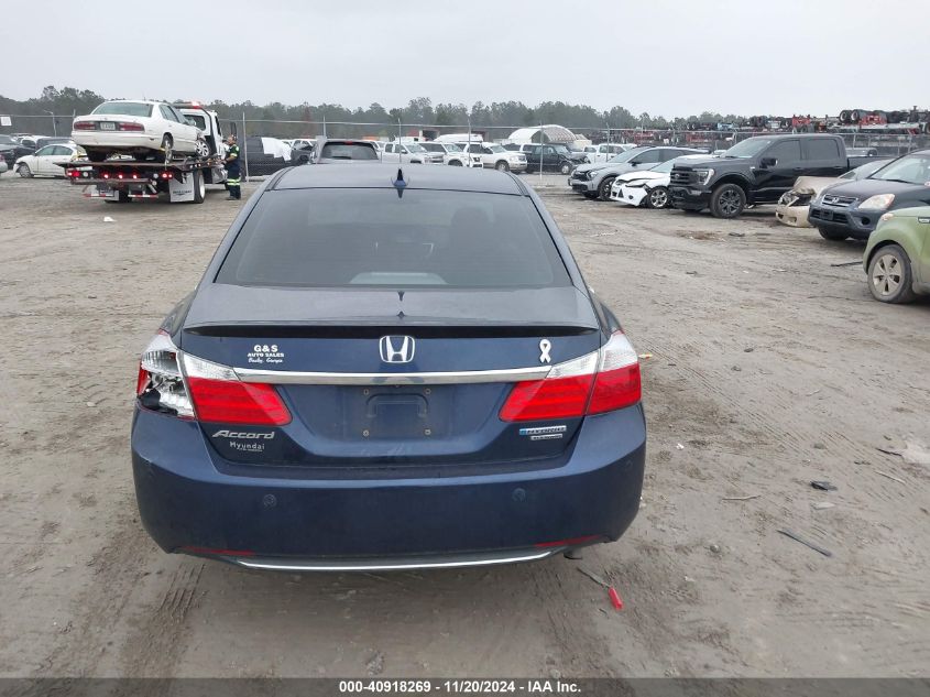 2015 Honda Accord Hybrid Touring VIN: 1HGCR6F77FA005694 Lot: 40918269