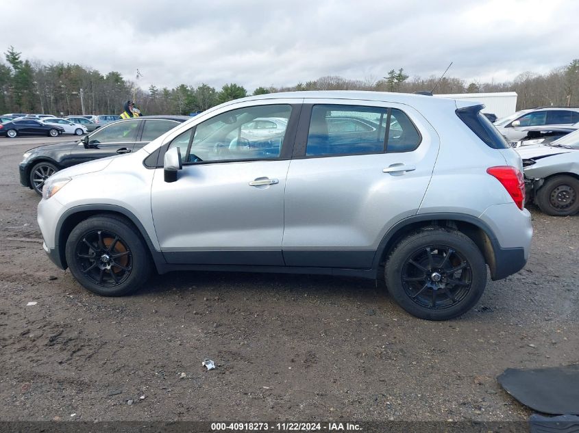 2017 Chevrolet Trax Ls VIN: 3GNCJKSB1HL227854 Lot: 40918273