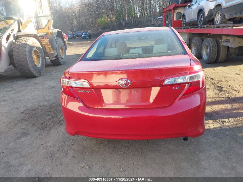 2012 Toyota Camry Le VIN: 4T1BF1FK0CU579182 Lot: 40918357