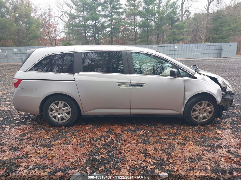 2013 Honda Odyssey Lx VIN: 5FNRL5H20DB071353 Lot: 40918407