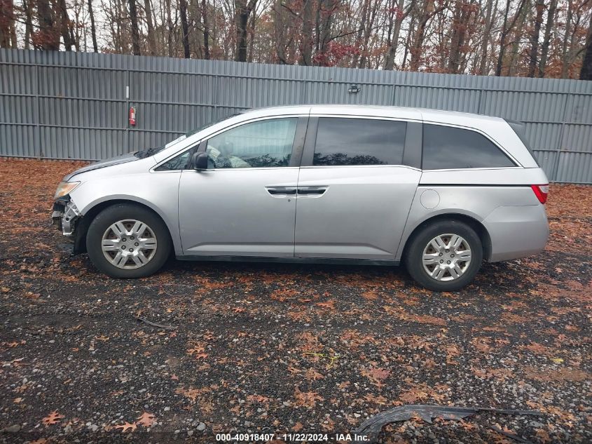 2013 Honda Odyssey Lx VIN: 5FNRL5H20DB071353 Lot: 40918407