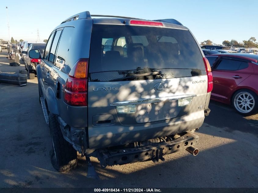 2005 Lexus Gx 470 VIN: JTJBT20X350095196 Lot: 40918434