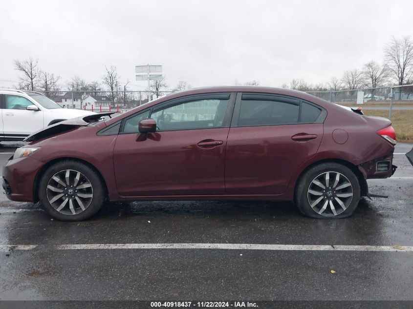 2015 Honda Civic Ex-L VIN: 2HGFB2F98FH510558 Lot: 40918437