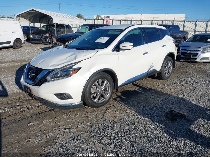 2018 Nissan Murano S VIN: 5N1AZ2MGXJN172128 Lot: 40918501