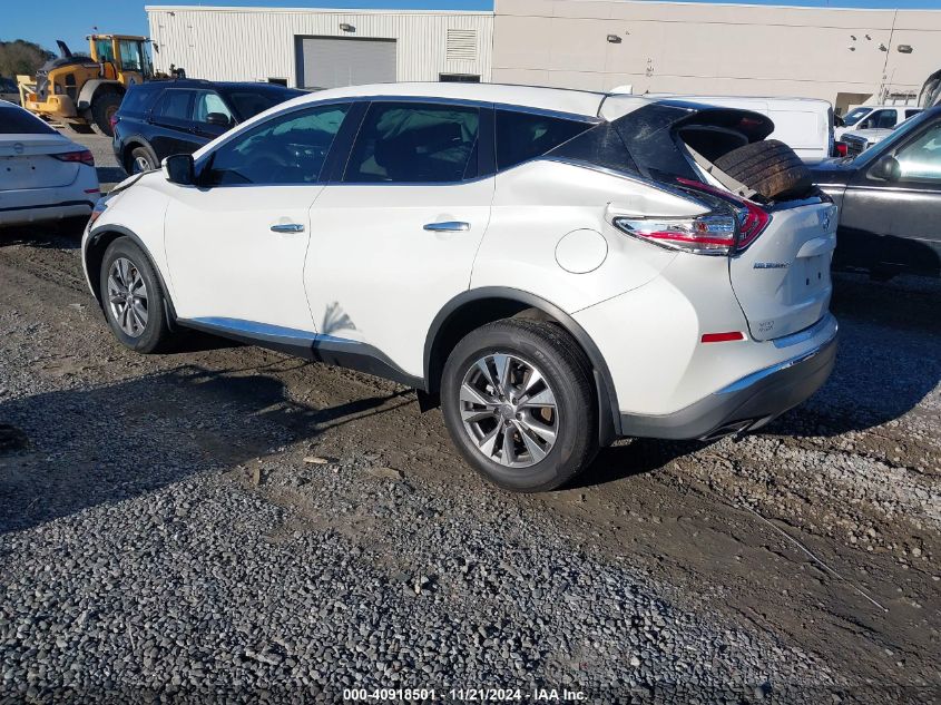 2018 Nissan Murano S VIN: 5N1AZ2MGXJN172128 Lot: 40918501