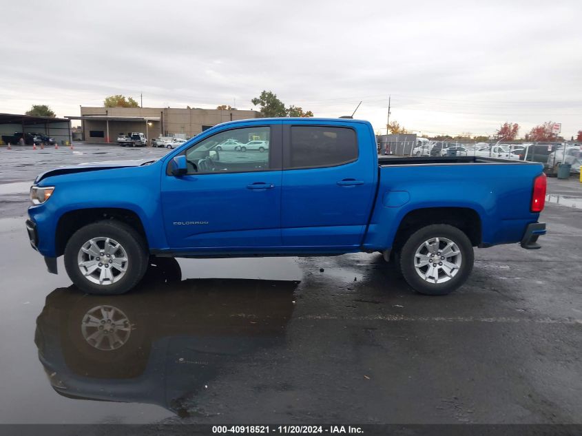 2021 Chevrolet Colorado 2Wd Short Box Lt VIN: 1GCGSCEA5M1125474 Lot: 40918521