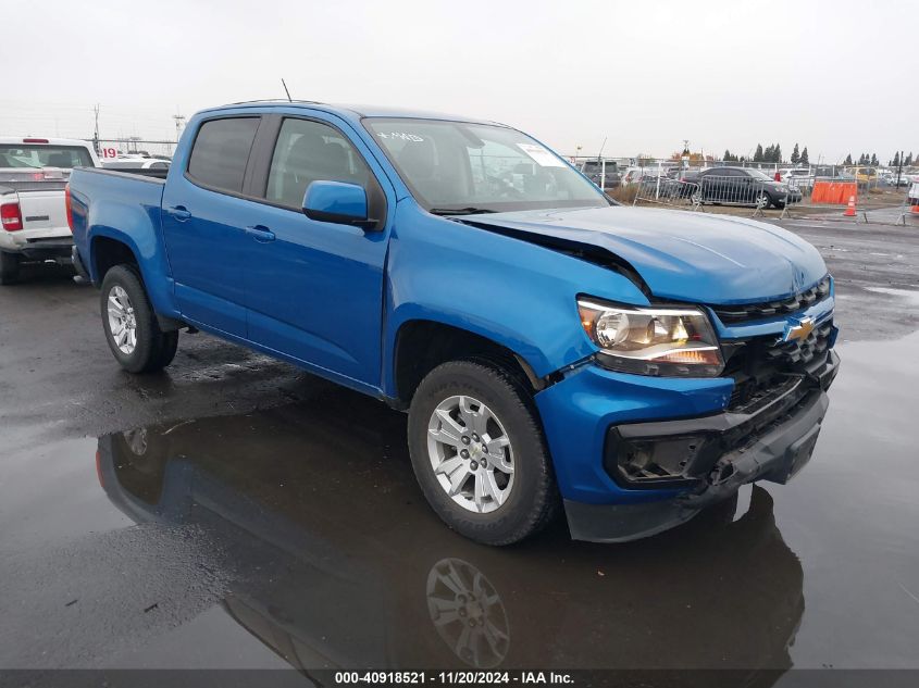 2021 Chevrolet Colorado 2Wd Short Box Lt VIN: 1GCGSCEA5M1125474 Lot: 40918521