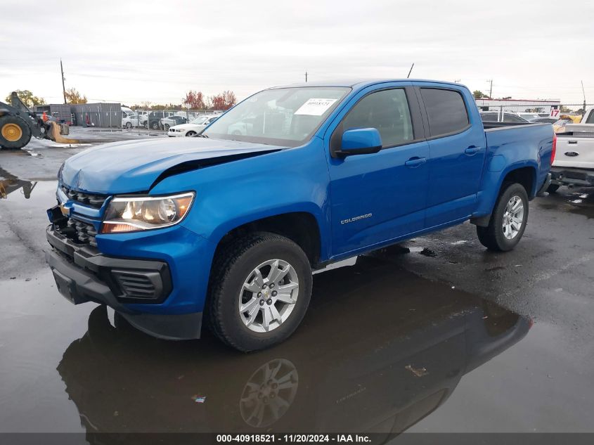 2021 Chevrolet Colorado 2Wd Short Box Lt VIN: 1GCGSCEA5M1125474 Lot: 40918521