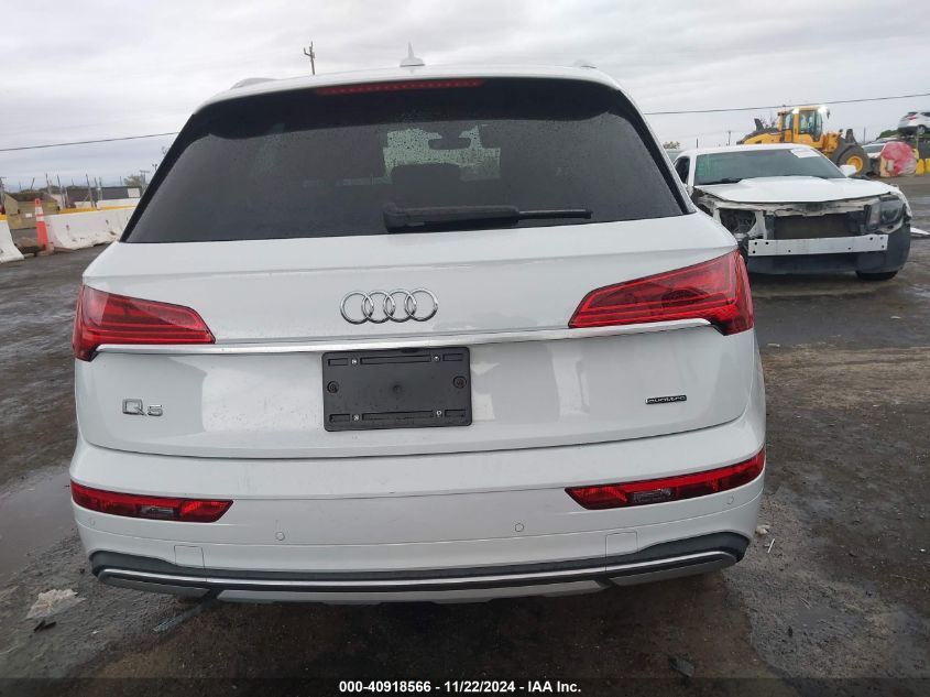 2023 Audi Q5 Premium 40 Tfsi Quattro S Tronic VIN: WA1ABAFY5P2013742 Lot: 40918566