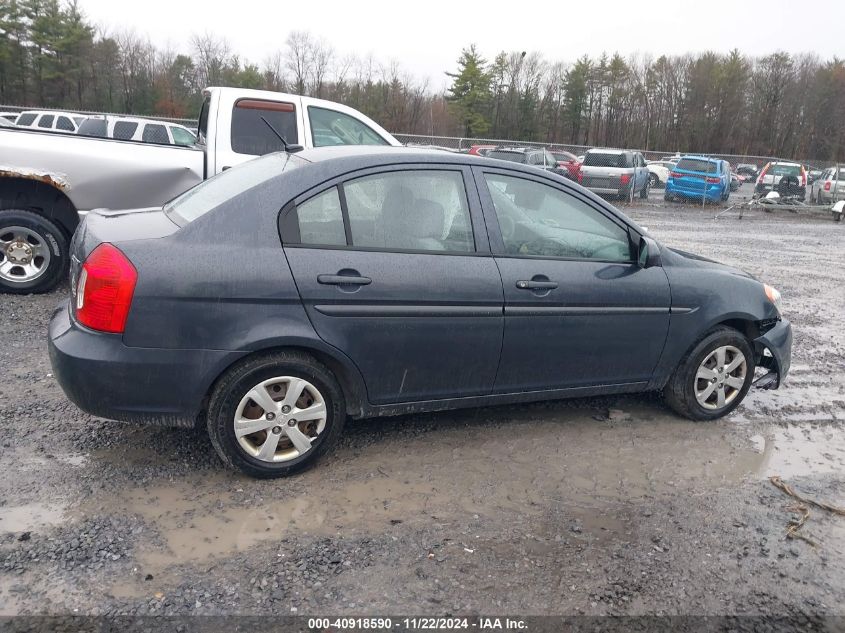 2010 Hyundai Accent Gls VIN: KMHCN4AC9AU468555 Lot: 40918590