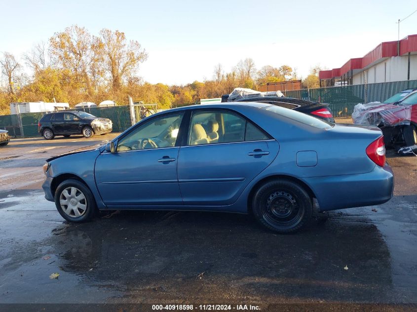 2003 Toyota Camry Le VIN: 4T1BE32K43U745160 Lot: 40918598