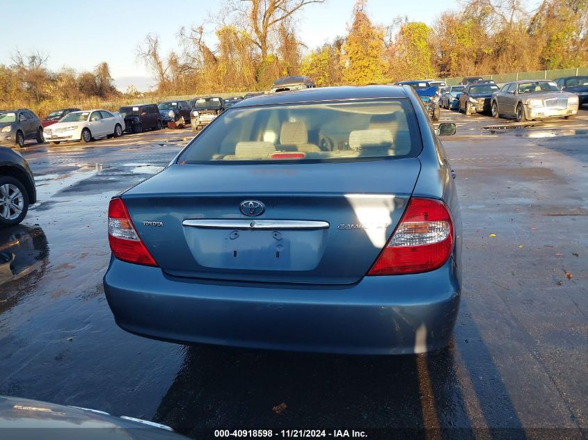 2003 Toyota Camry Le VIN: 4T1BE32K43U745160 Lot: 40918598