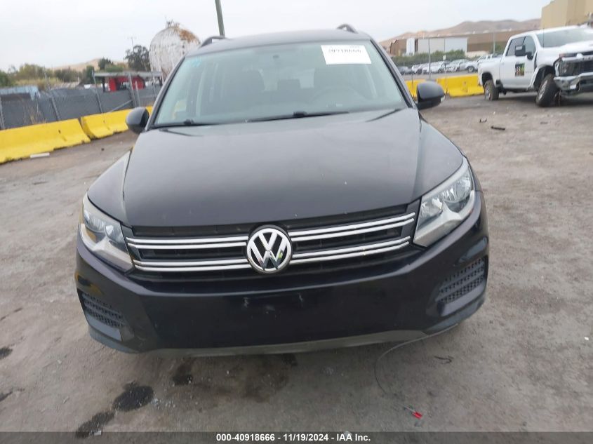 2015 Volkswagen Tiguan S VIN: WVGAV7AX6FW514933 Lot: 40918666