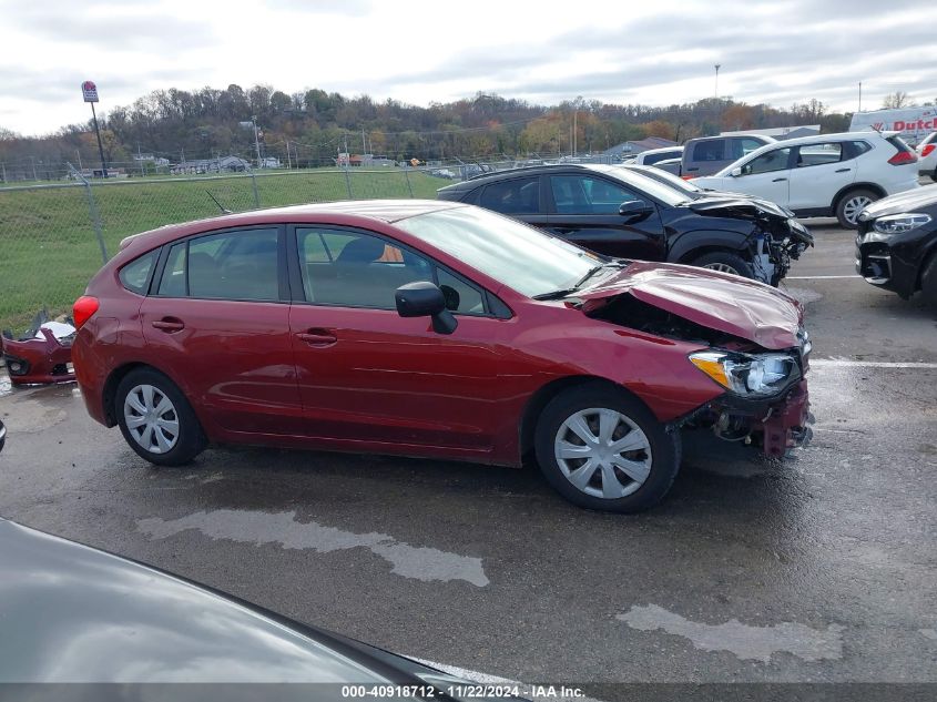 2013 Subaru Impreza 2.0I VIN: JF1GPAA60D2857454 Lot: 40918712