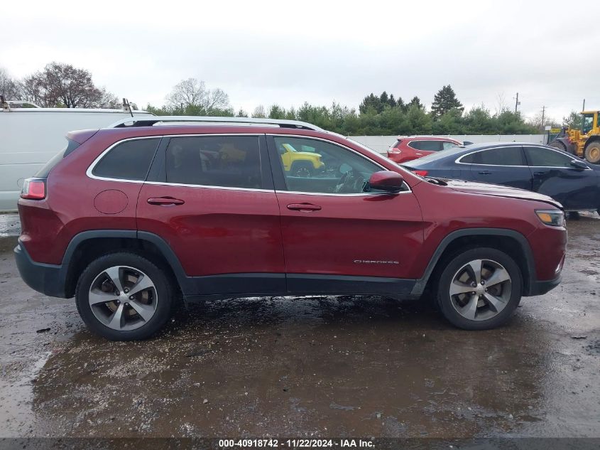 2019 Jeep Cherokee Limited 4X4 VIN: 1C4PJMDX5KD282349 Lot: 40918742