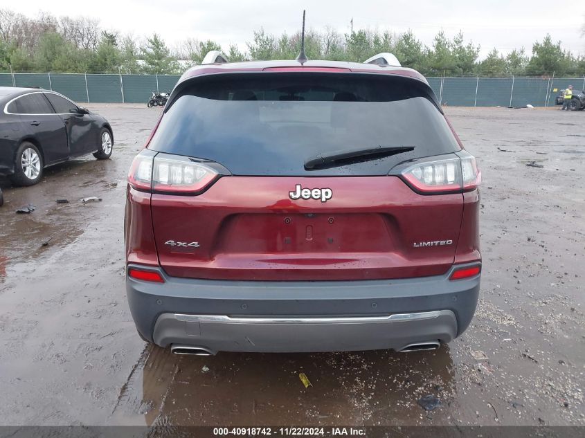 2019 Jeep Cherokee Limited 4X4 VIN: 1C4PJMDX5KD282349 Lot: 40918742