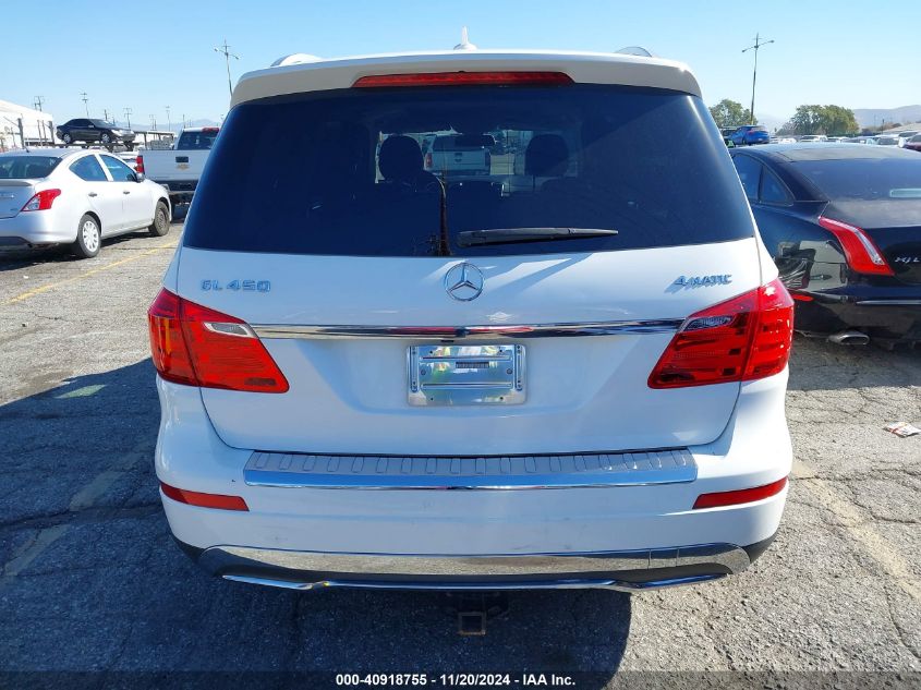 2015 Mercedes-Benz Gl 450 4Matic VIN: 4JGDF6EE7FA549328 Lot: 40918755