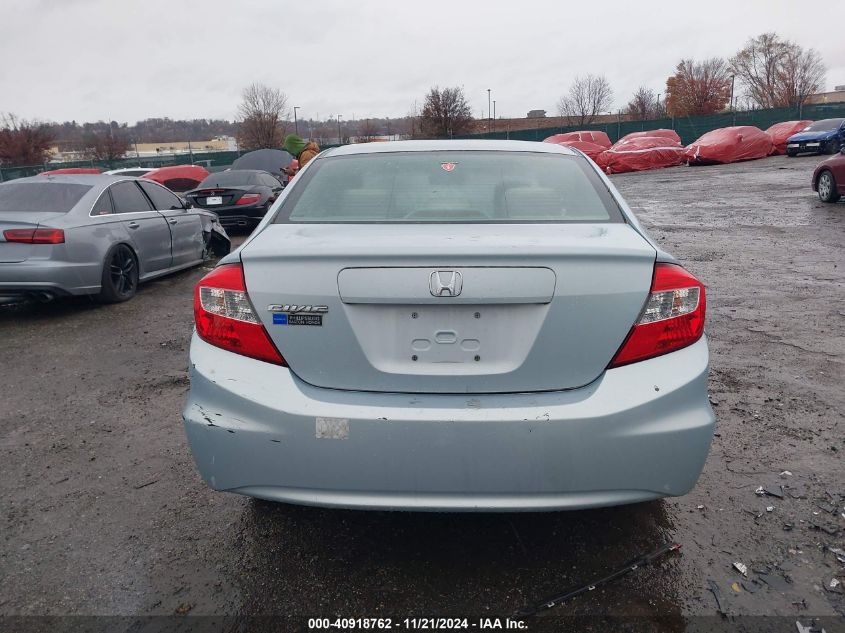 2012 Honda Civic Lx VIN: 2HGFB2F53CH527499 Lot: 40918762