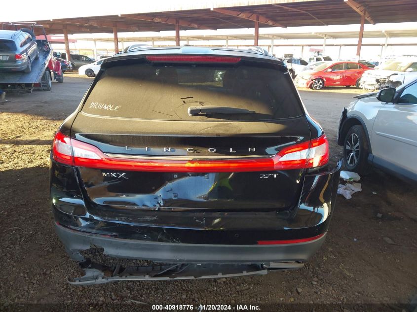 2017 Lincoln Mkx Select VIN: 2LMPJ6KP6HBL18434 Lot: 40918776