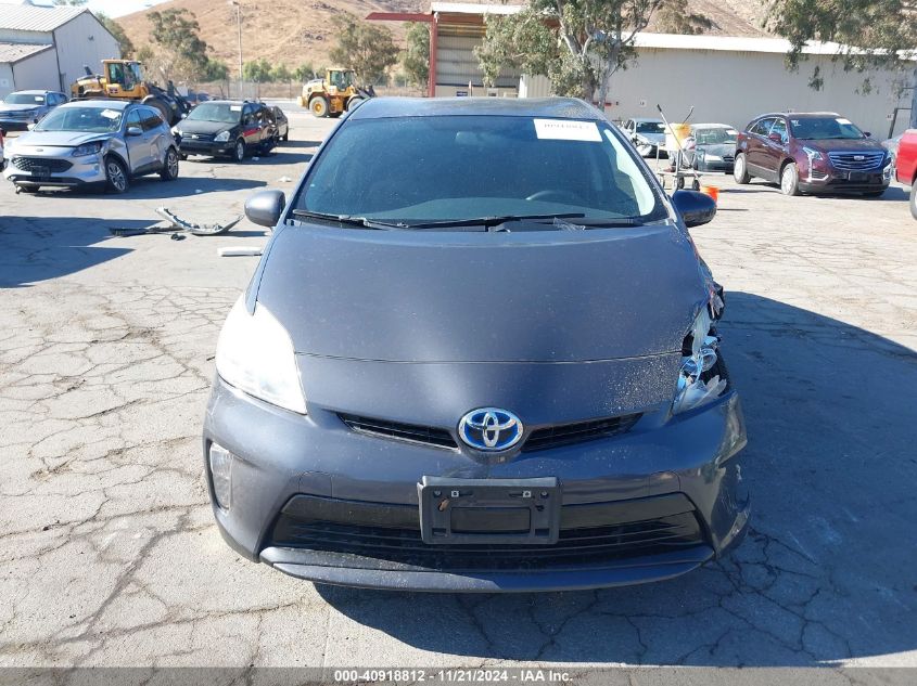 2013 Toyota Prius Three VIN: JTDKN3DU4D5631951 Lot: 40918812