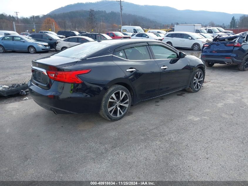 VIN 1N4AA6AP0GC906258 2016 Nissan Maxima, 3.5 S no.4