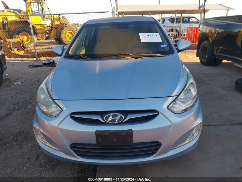 2012 Hyundai Accent Gls VIN: KMHCU4AE9CU145680 Lot: 40918883