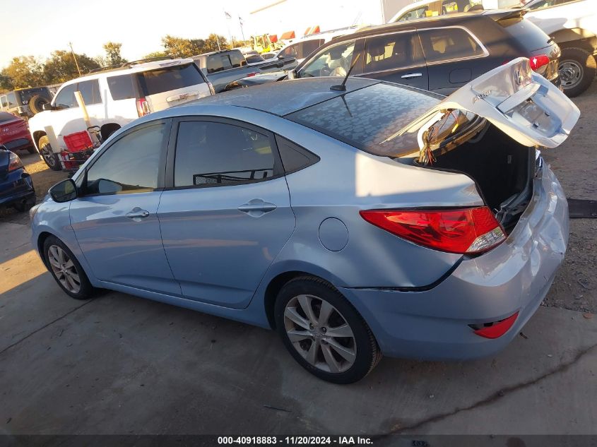 2012 Hyundai Accent Gls VIN: KMHCU4AE9CU145680 Lot: 40918883