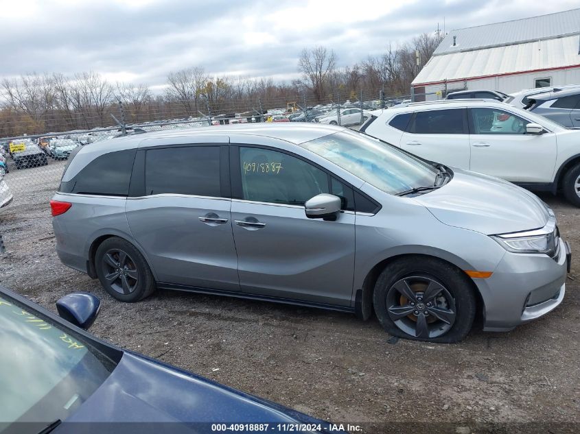 2021 Honda Odyssey Ex VIN: 5FNRL6H55MB014484 Lot: 40918887