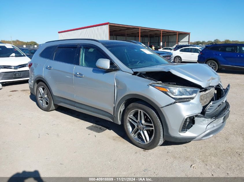 2017 Hyundai Santa Fe Limited Ultimate VIN: KM8SR4HFXHU179596 Lot: 40918889