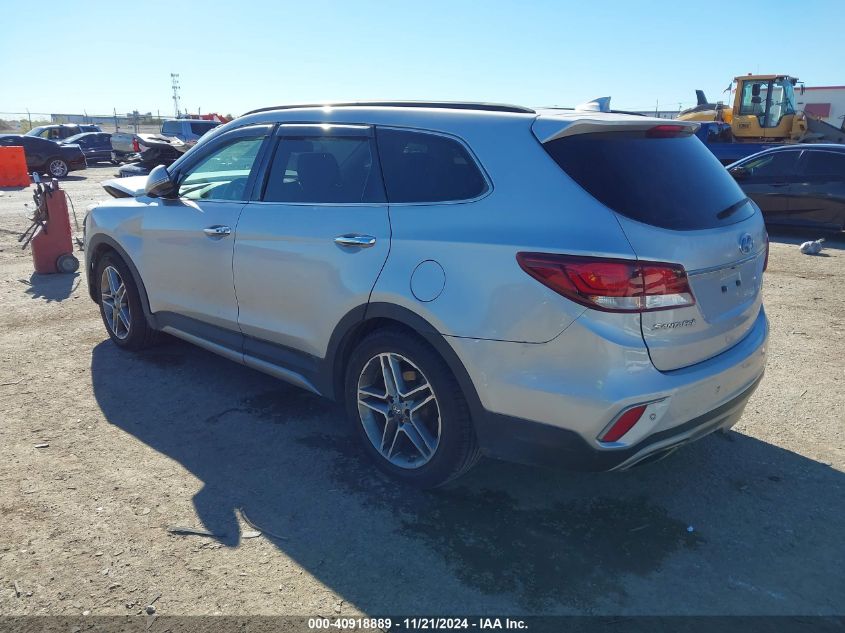 2017 Hyundai Santa Fe Limited Ultimate VIN: KM8SR4HFXHU179596 Lot: 40918889