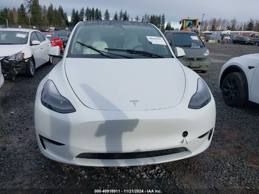 2023 Tesla Model Y Awd/Long Range Dual Motor All-Wheel Drive VIN: 7SAYGDEE3PF689489 Lot: 40918911