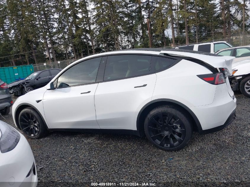 2023 Tesla Model Y Awd/Long Range Dual Motor All-Wheel Drive VIN: 7SAYGDEE3PF689489 Lot: 40918911