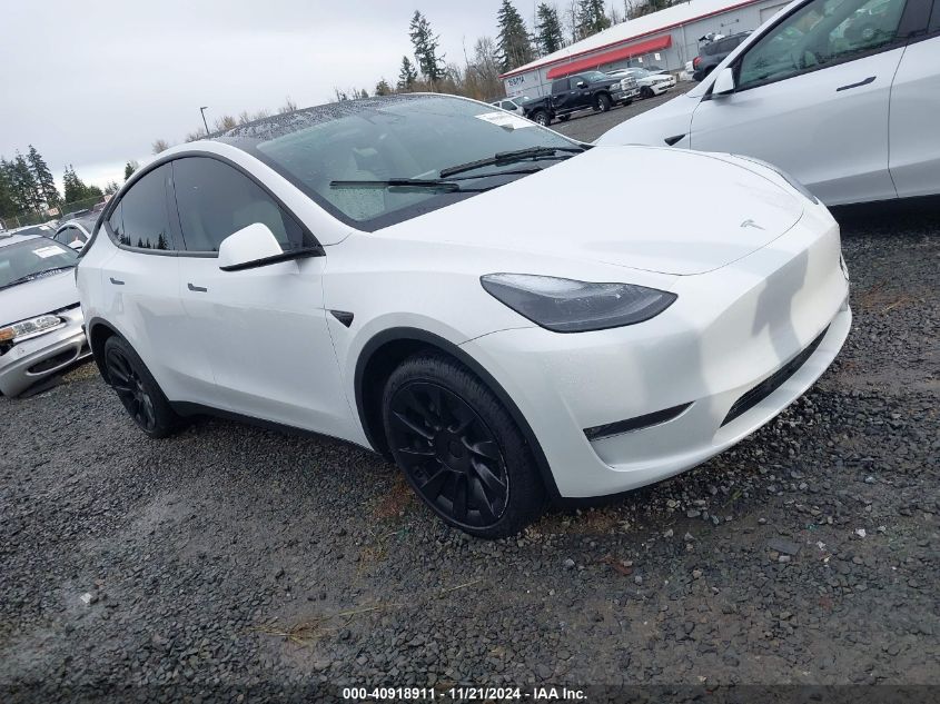 2023 Tesla Model Y Awd/Long Range Dual Motor All-Wheel Drive VIN: 7SAYGDEE3PF689489 Lot: 40918911