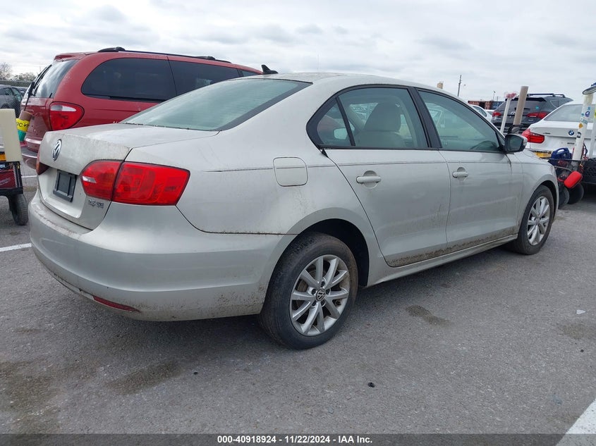 2011 VOLKSWAGEN JETTA VIN: 3VWDZ7AJ6BM368140