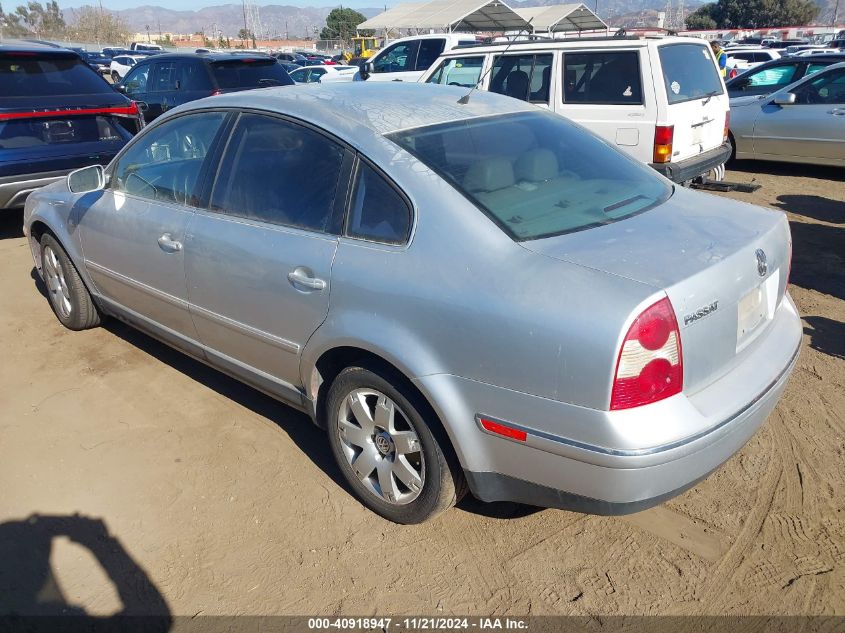 2002 Volkswagen Passat Glx VIN: WVWRH63BX2P010836 Lot: 40918947