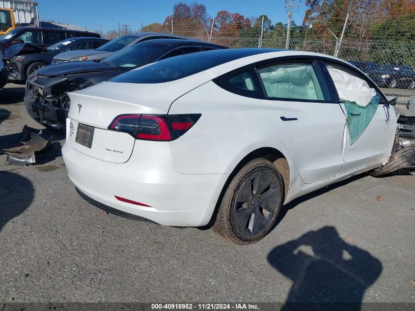 2022 Tesla Model 3 Long Range Dual Motor All-Wheel Drive VIN: 5YJ3E1EB7NF334002 Lot: 40918952