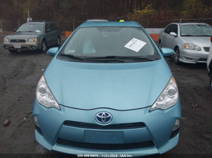 2014 Toyota Prius C One VIN: JTDKDTB34E1082841 Lot: 40918970