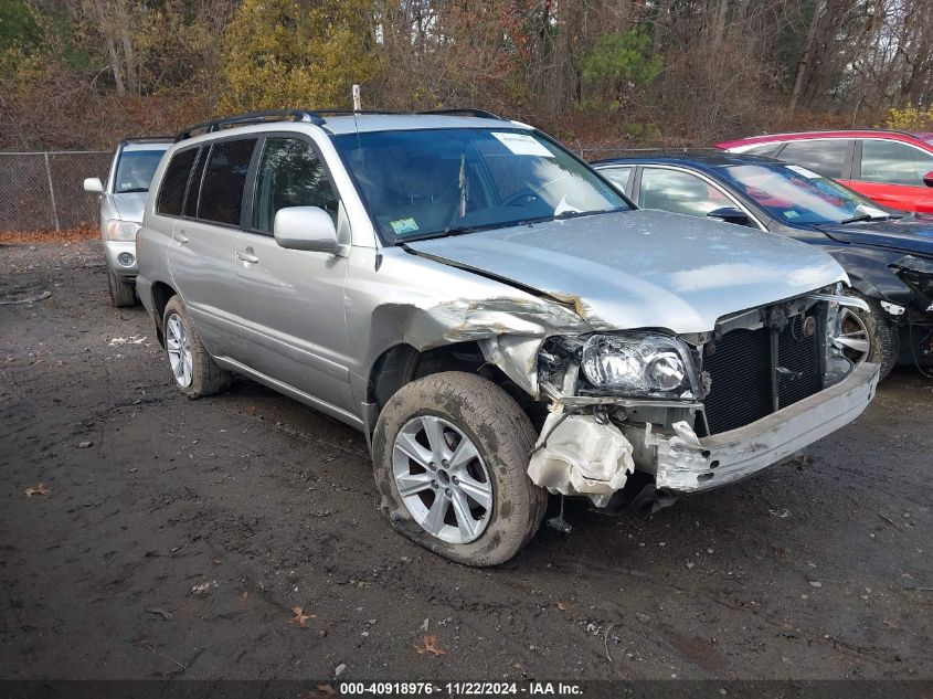 2006 Toyota Highlander V6 VIN: JTEDP21A060103925 Lot: 40918976