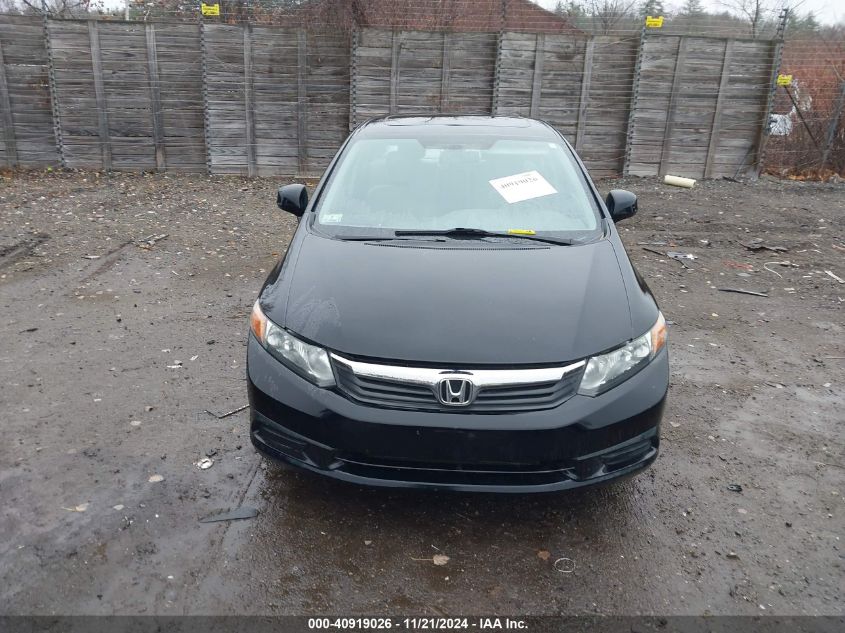 2012 Honda Civic Ex VIN: 2HGFB2F88CH522499 Lot: 40919026