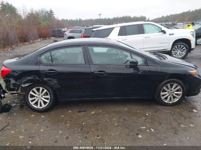 2012 Honda Civic Ex VIN: 2HGFB2F88CH522499 Lot: 40919026