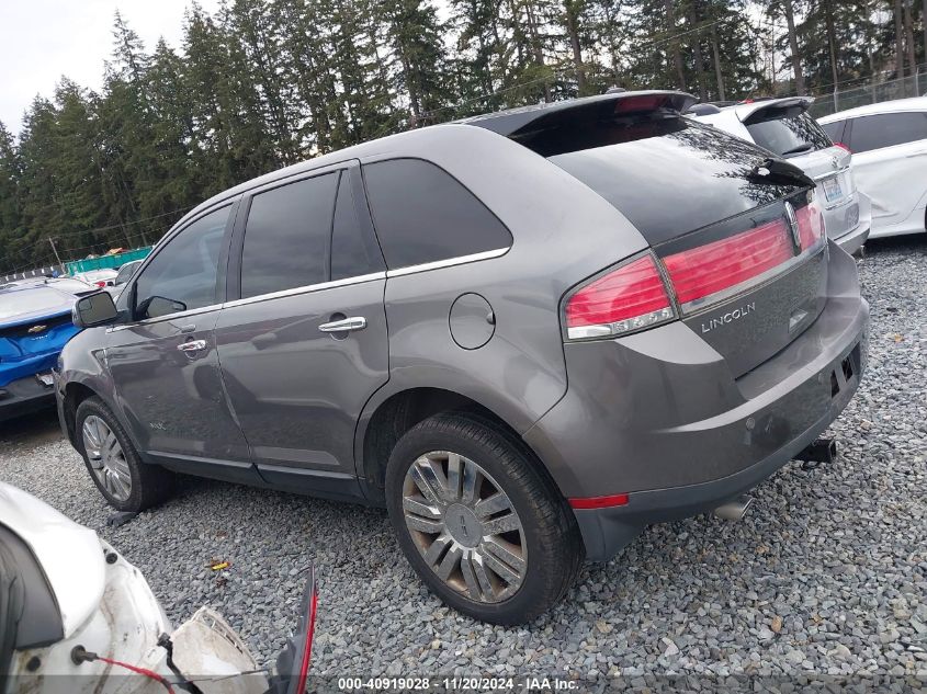 2010 Lincoln Mkx VIN: 2LMDJ8JC1ABJ05085 Lot: 40919028