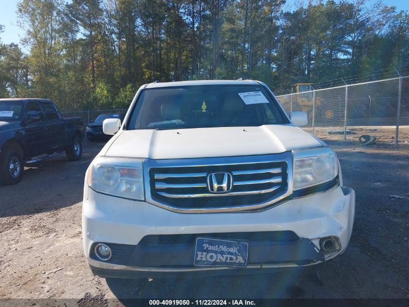 2013 Honda Pilot Touring VIN: 5FNYF4H95DB067812 Lot: 40919050