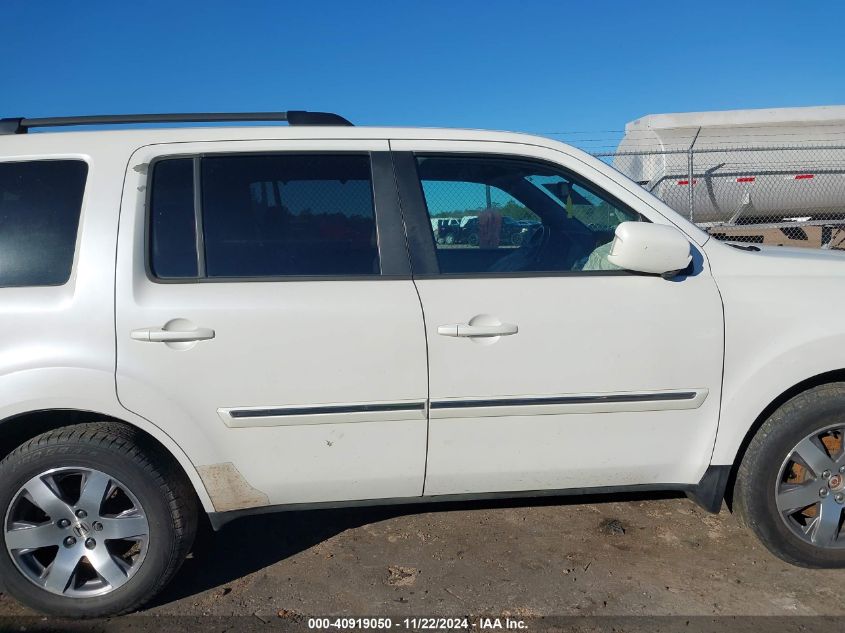 2013 Honda Pilot Touring VIN: 5FNYF4H95DB067812 Lot: 40919050